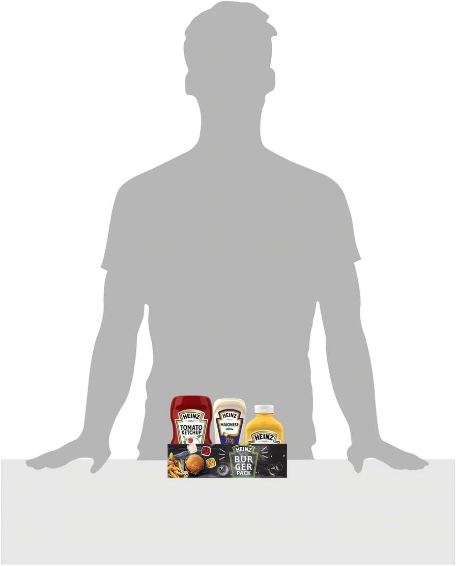 Heinz Pack Hamburguer Ketchup 397G + Maionese 215G + Mostarda 255gG